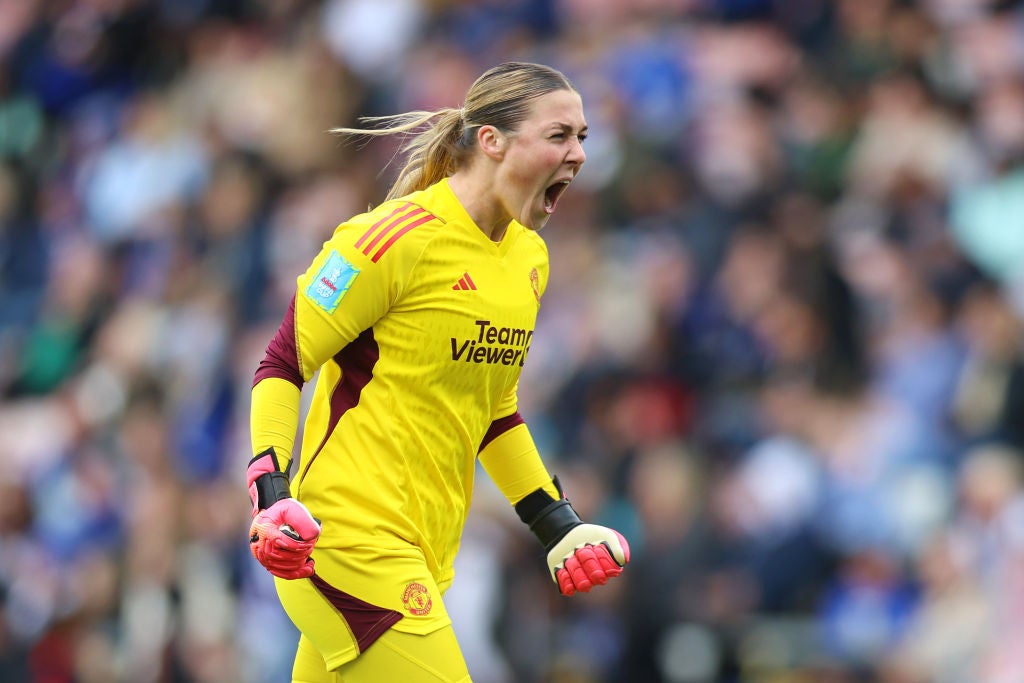 <p>Earps returns to Wembley with her United future still uncertain </p>