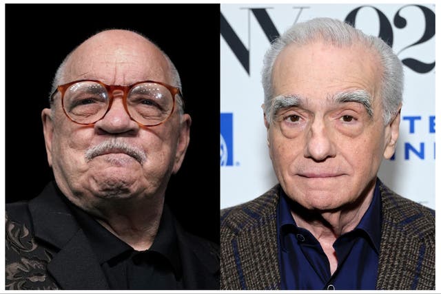 <p>Paul Schrader (left) and Martin Scorsese</p>