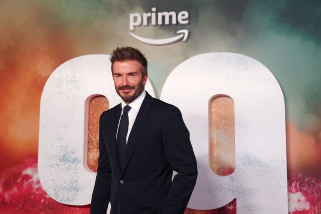 David Beckham’s Studio 99 company was involved in the production of 99 (Peter Byrne/PA)