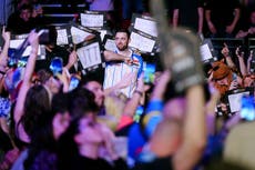 Luke Humphries ignites Leeds crowd after realising dream with Premier League win