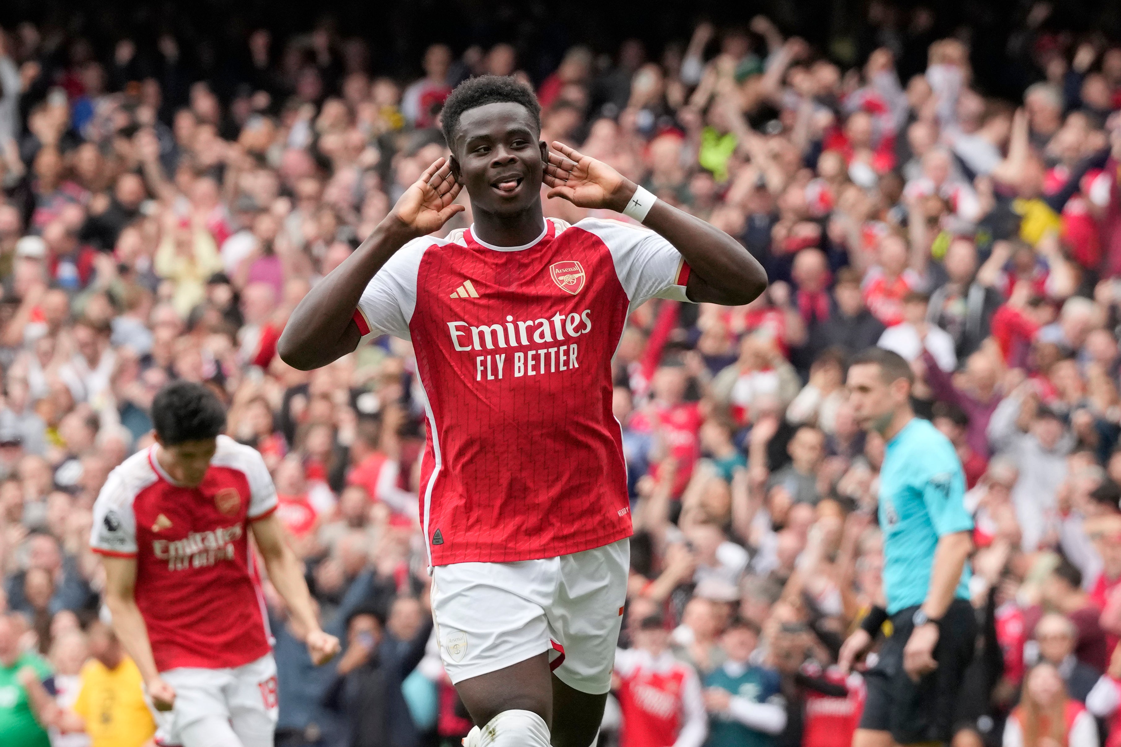 Bukayo Saka has been a key figure in Arsenal’s midfield