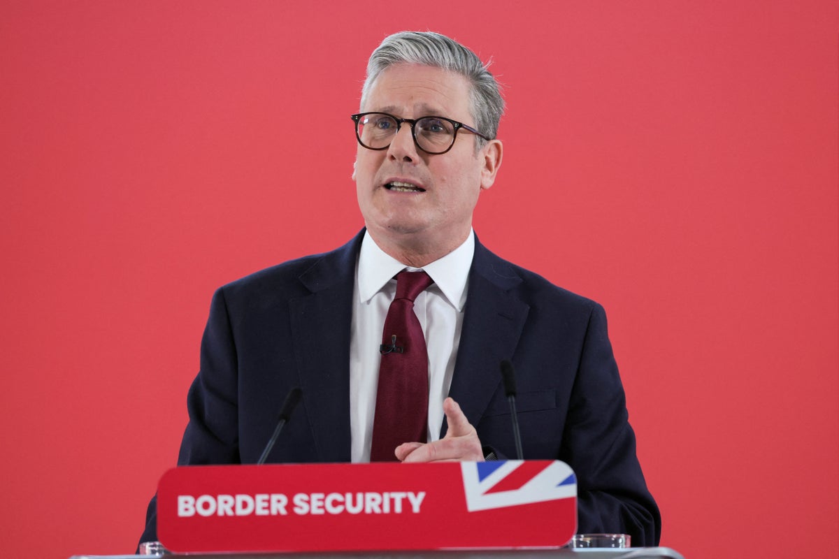 Watch live: Keir Starmer outlines pledges in pre-election pitch to voters