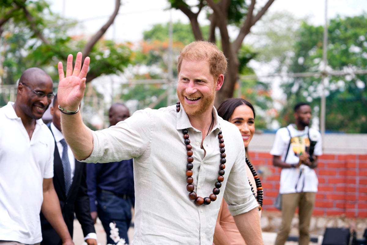 ‘There’s no shame in having a bad day’ Harry tells students on ‘official’ trip to Nigeria with Meghan