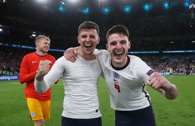<p>Mason Mount and Declan Rice were key for England during Euro 2020</p>