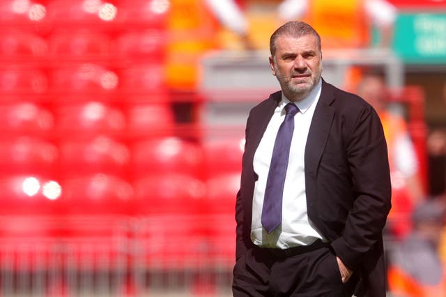 Ange Postecoglou was invited to Buckingham Palace on Wednesday (Peter Byrne/PA)