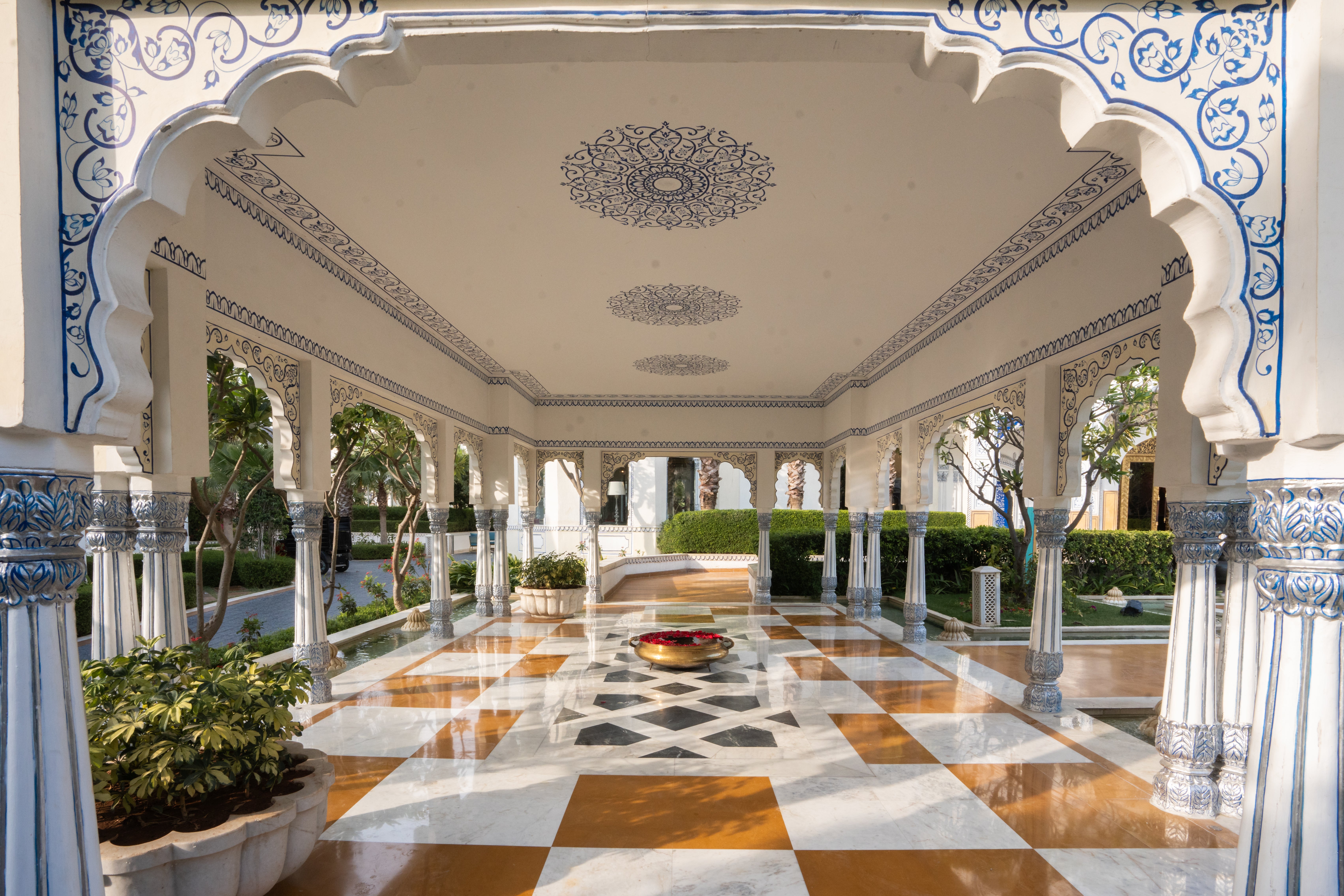Expect to find spaces inspired by royal palaces, inside and out