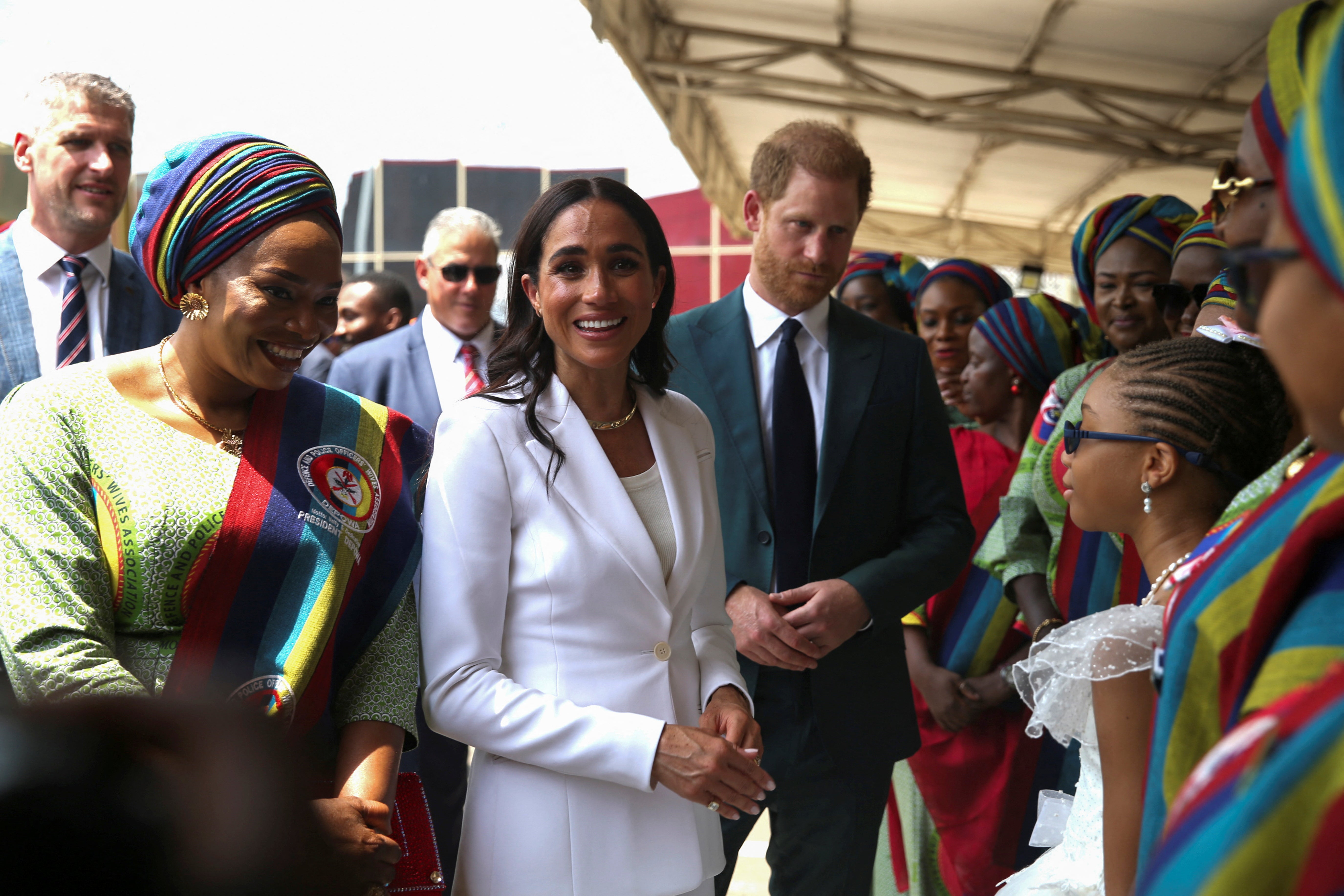 Harry and Meghan on their trip