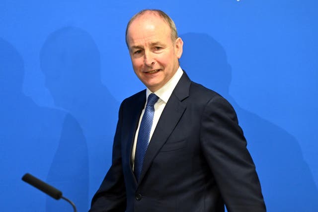 Micheal Martin is Ireland’s foreign affairs minister (Oliver McVeigh/PA)