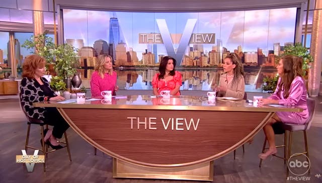 <p>Hosts of The View discussed whether Donald Trump will be found guilty or not in his hush money trial on 10 May 2024</p>