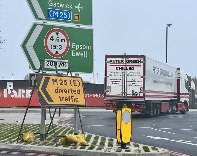 M25 closure live Motorway section reopens as National Highways issues update The Independent