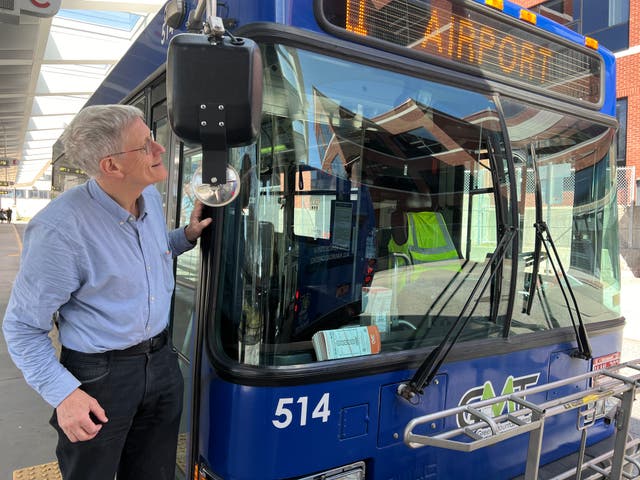 <p>Fare deal: All buses in Vermont, even the link from Burlington to the city’s airport, are free – for another few days at least</p>