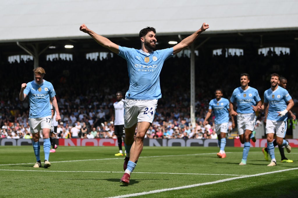 Man City strolled to victory at Fulham, helped in no small part by a Josko Gvardiol double