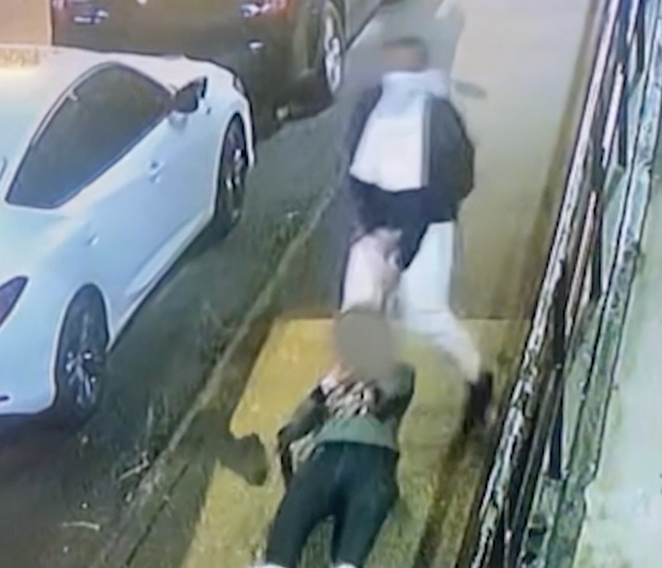Disturbing video shows the suspect lassoing the woman and dragging her down the street in the Bronx
