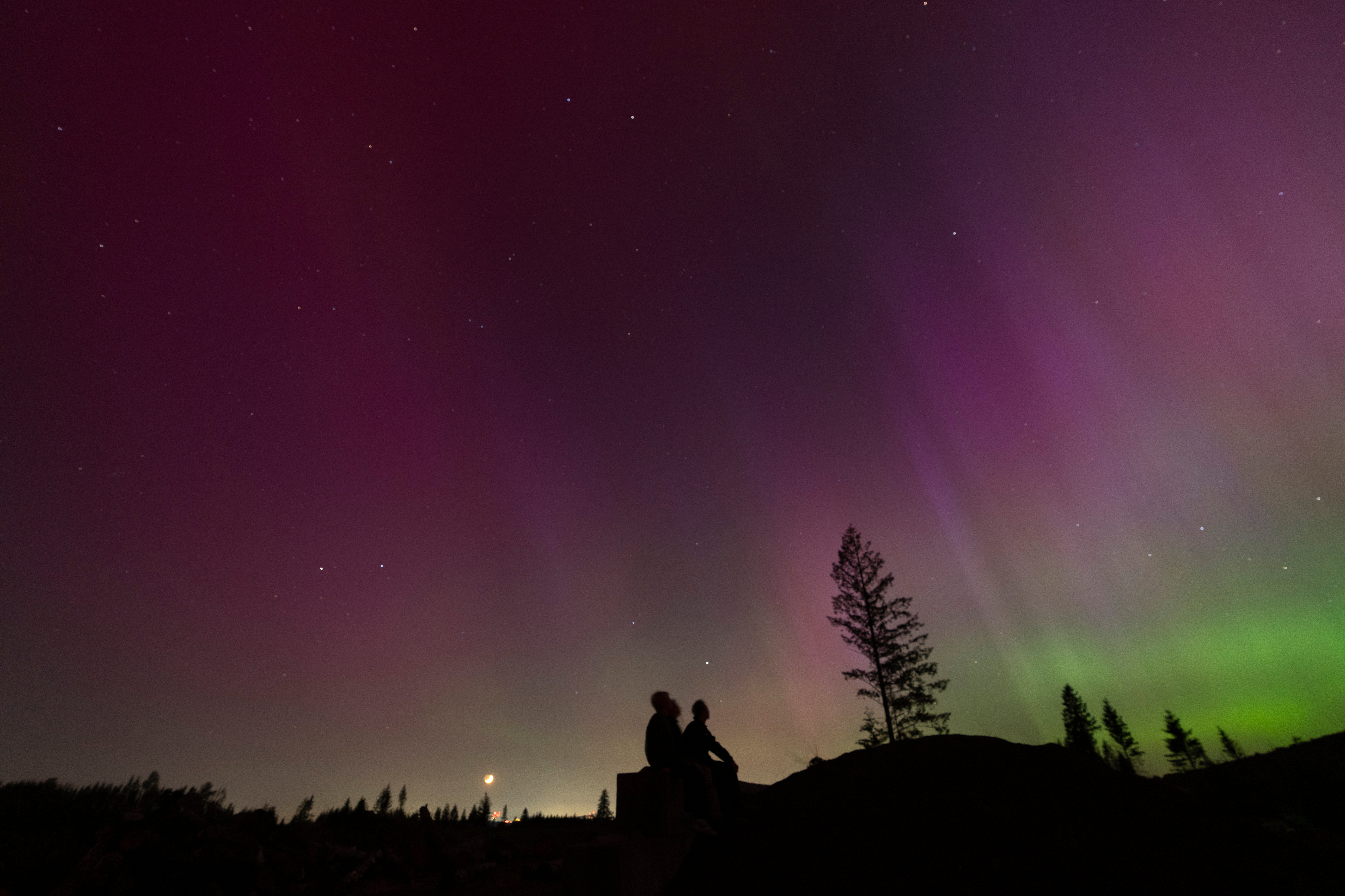 APTOPIX Northern Lights Oregon