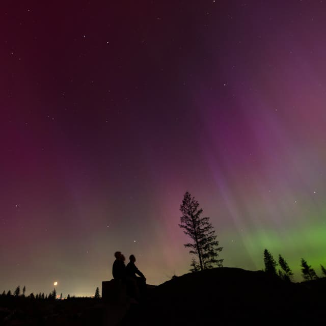 APTOPIX Northern Lights Oregon