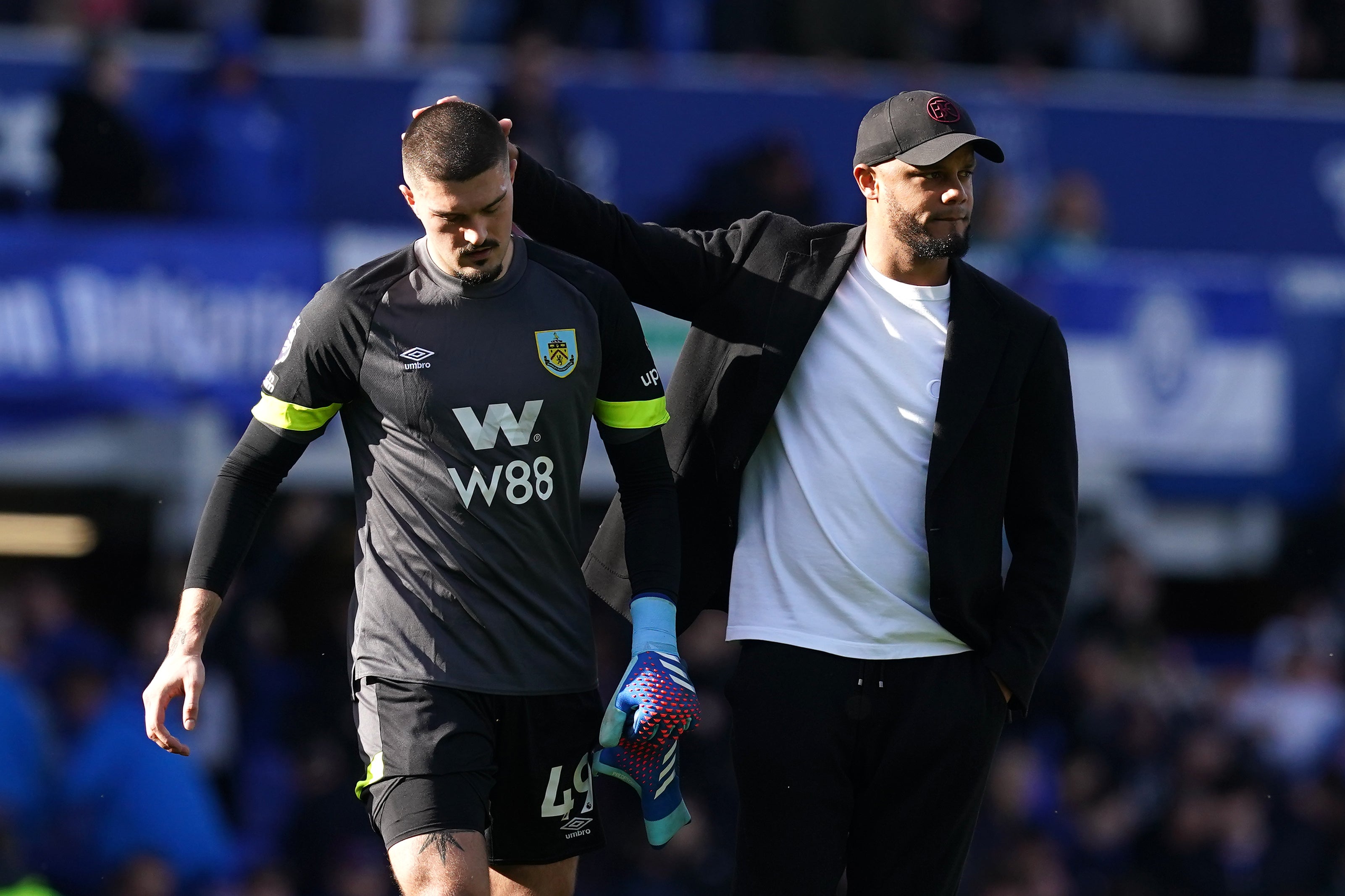 Goalkeeper Arijanet Muric made a horrific error in defeat to Everton