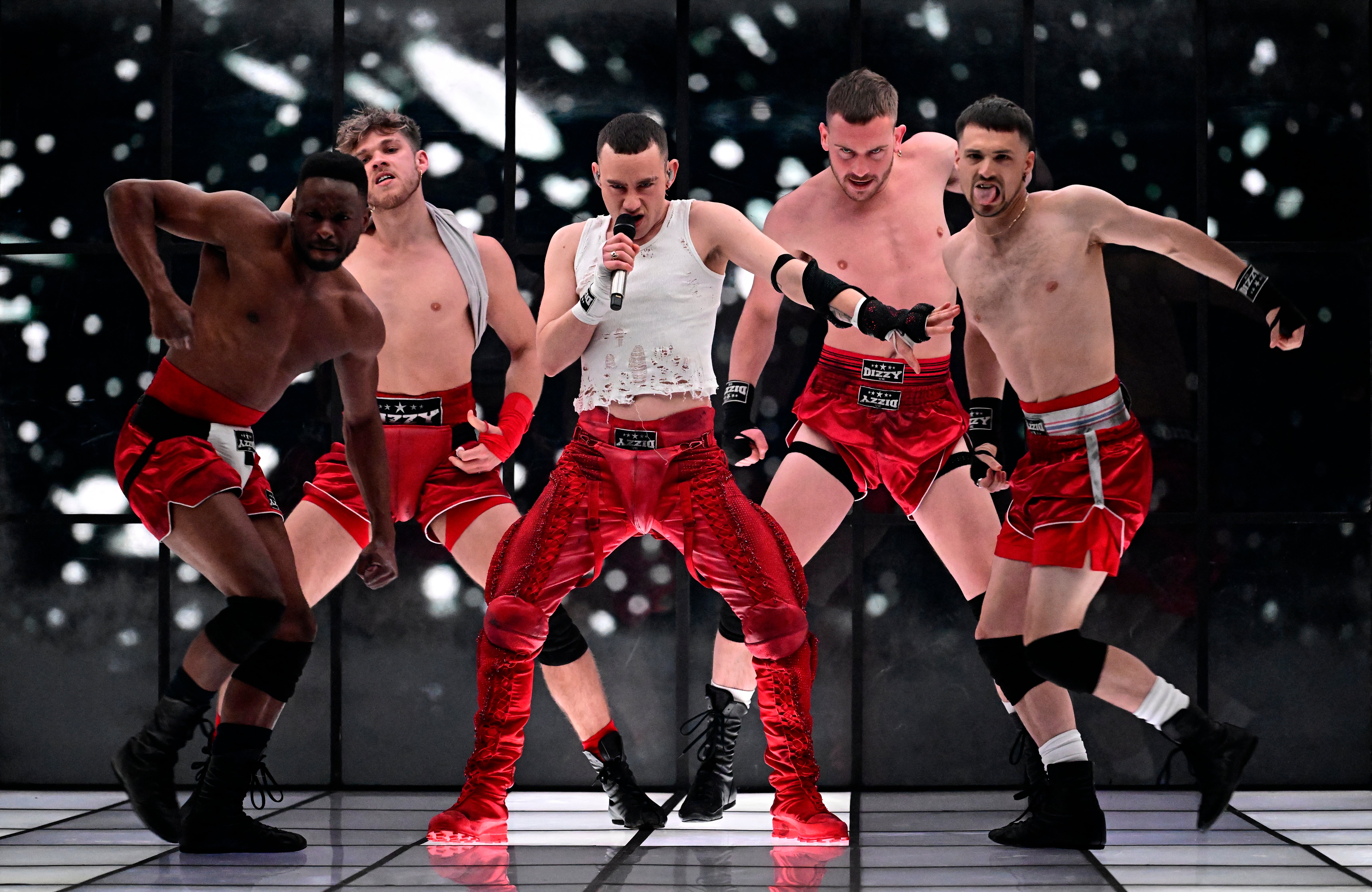 Olly Alexander performs during the Eurovision 2024 final