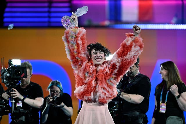 <p>Nemo wins the 68th edition of the Eurovision Song Contest in Malmo </p>
