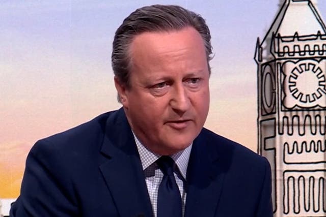 <p>David Cameron was quizzed on Gaza and sending arms to Israel  </p>