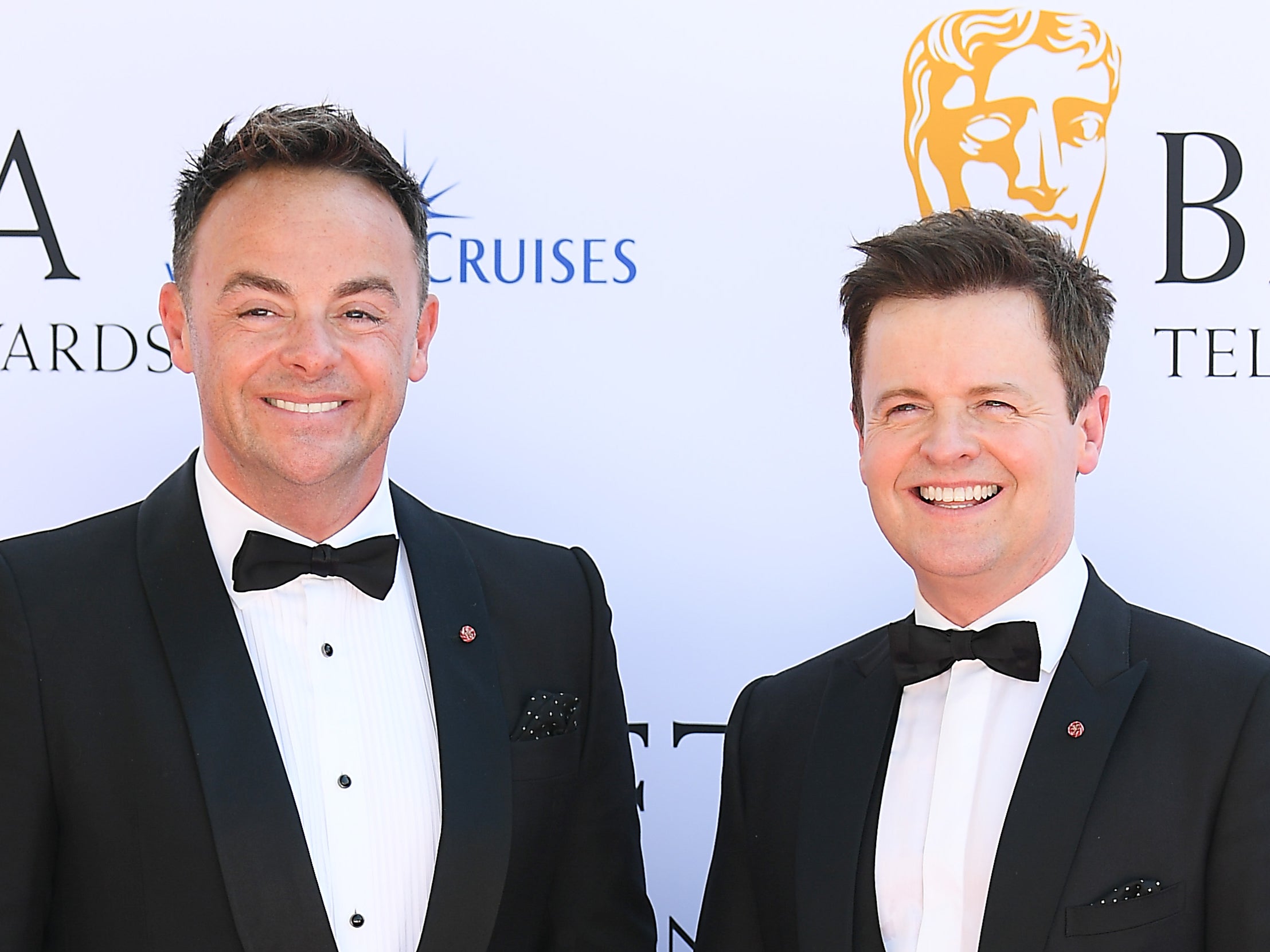 Ant and Dec at the Bafta TV Awards