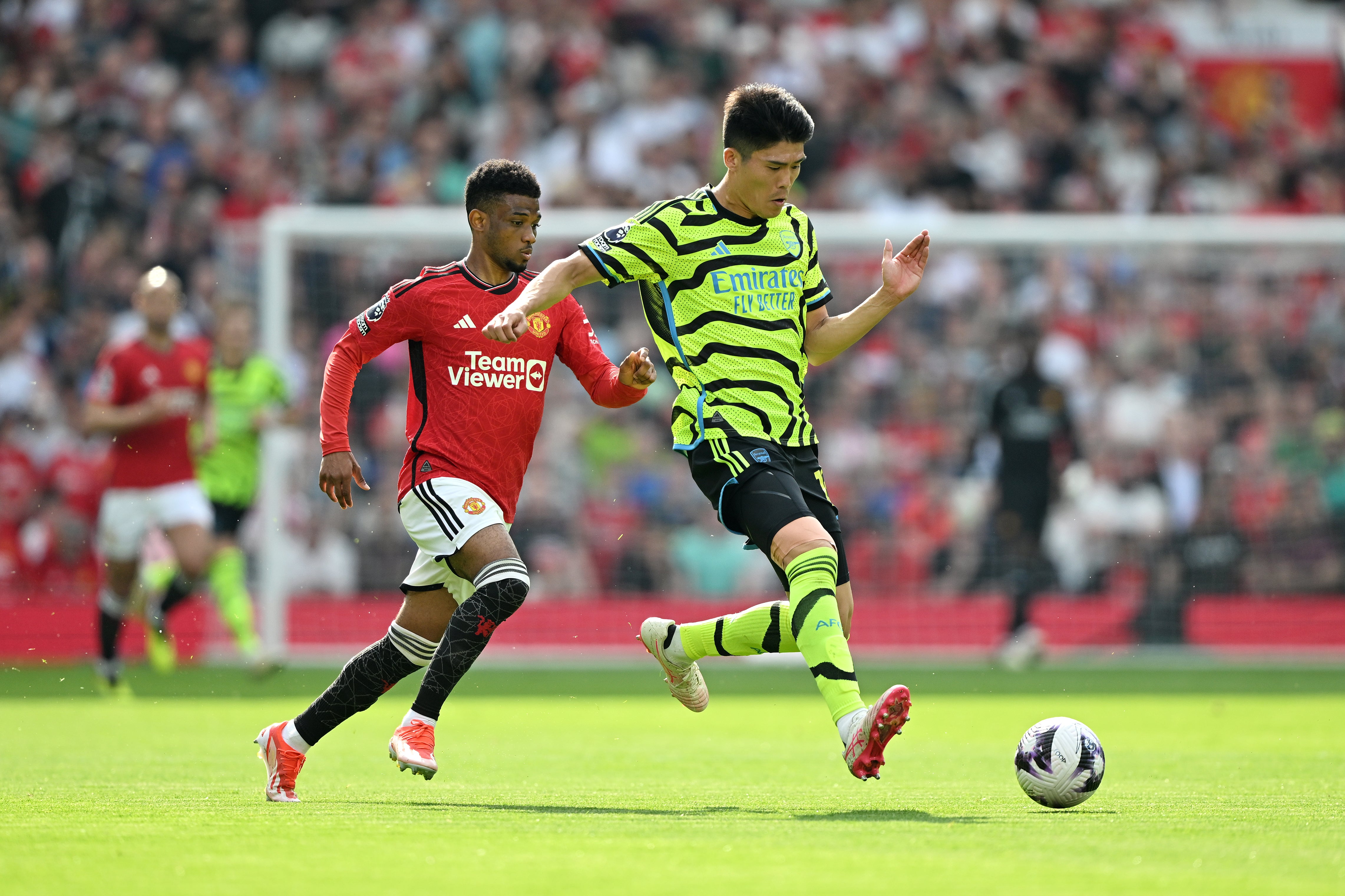 Tomiyasu and Diallo enjoyed a good duel down United’s right side