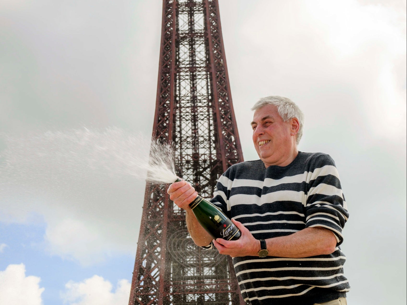 Raymond Young celebrated winning £500,000 on the Thunderball with a trip to Blackpool