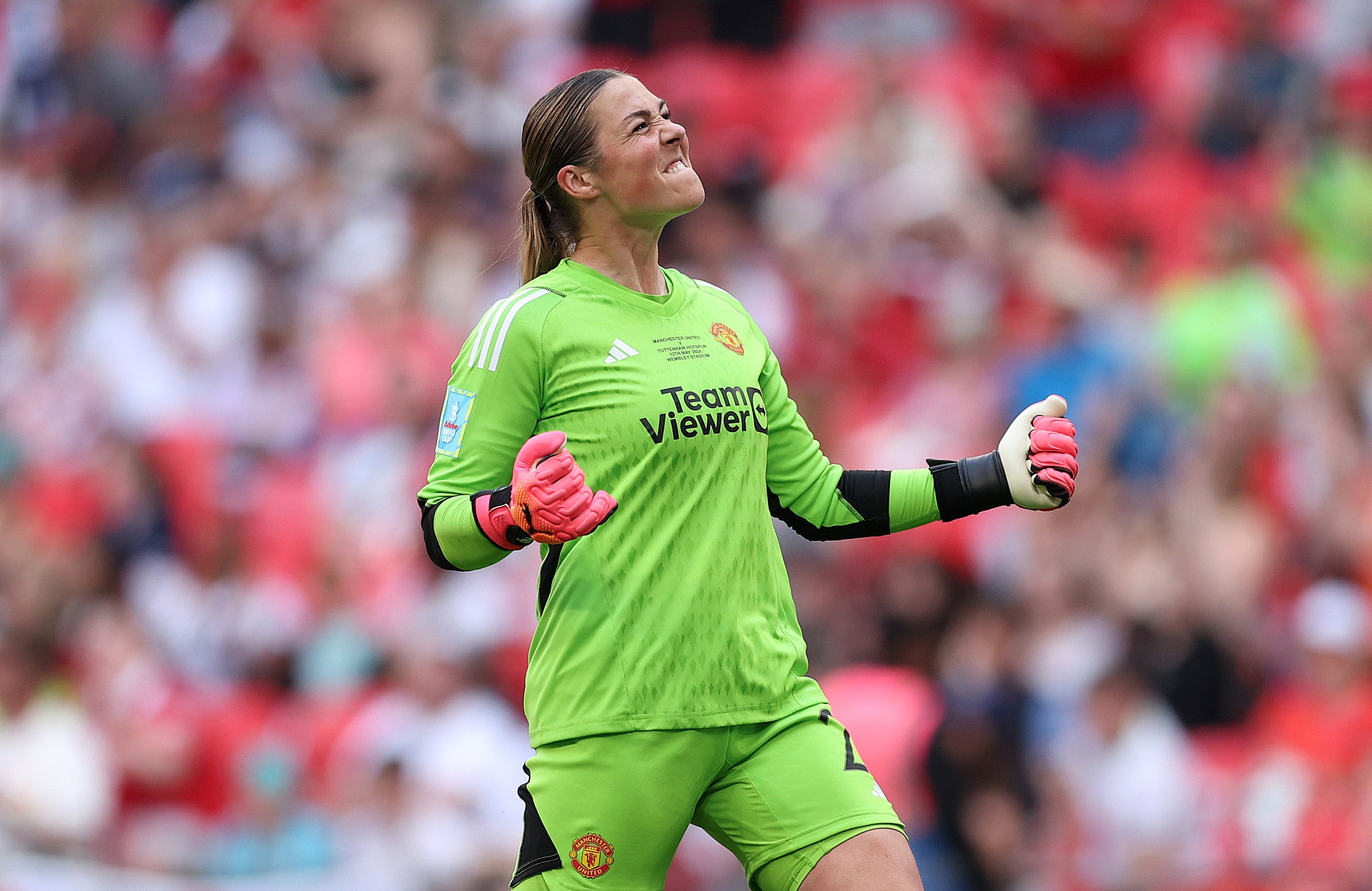Mary Earps kept a clean sheet as Manchester United won the Women’s FA Cup 4-0 against Tottenham