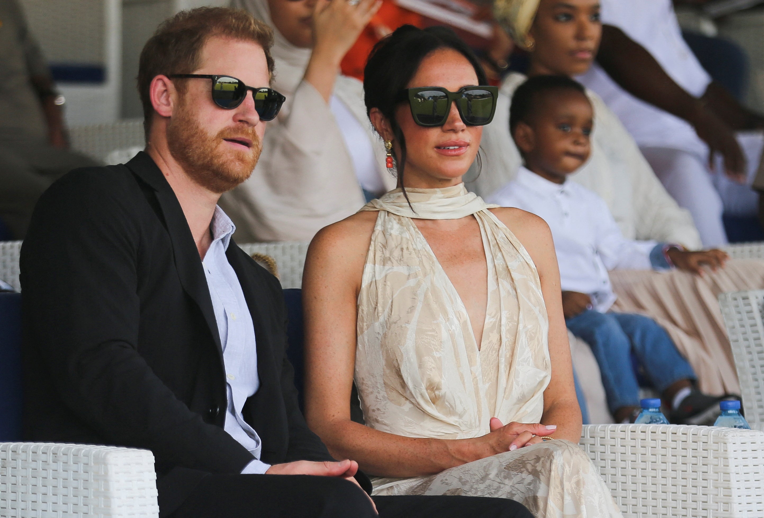 Prince Harry lives in California with his wife Meghan Markle and their two children
