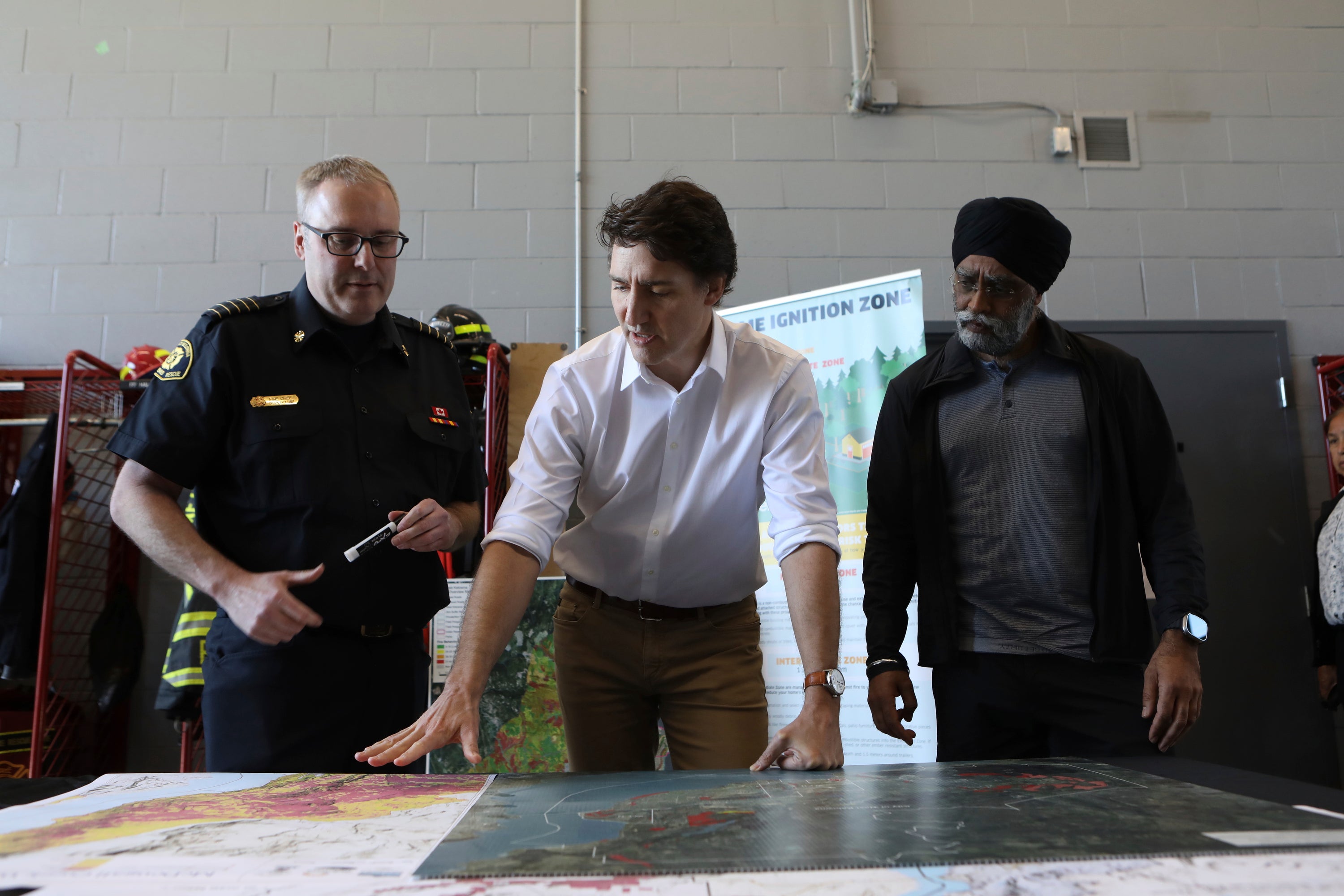 Canada Wildfires Trudeau