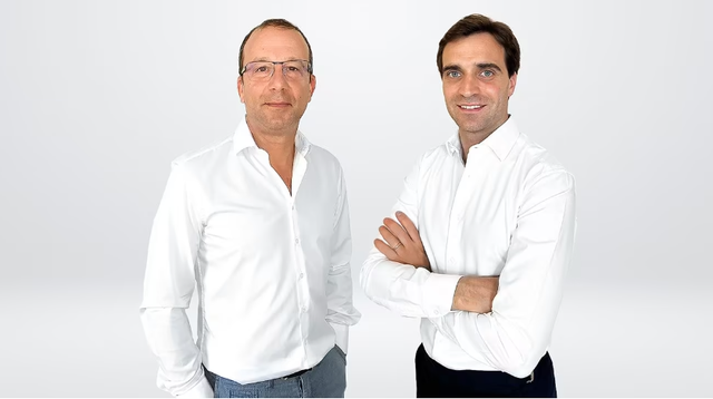 <p>Loic Serra (left) and Jerome d’Ambrosio (right) will join Ferrari from Mercedes later this year</p>