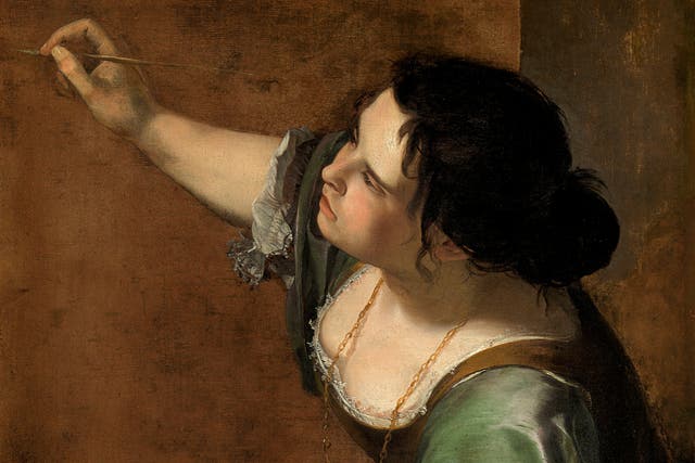 <p>Artemisia Gentileschi, ‘Self-Portrait as the Allegory of Painting (La Pittura)', 1638</p>