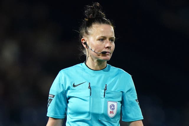 Rebecca Welch will referee the Women’s Champions League final on May 25 (Bradley Collyer/PA)
