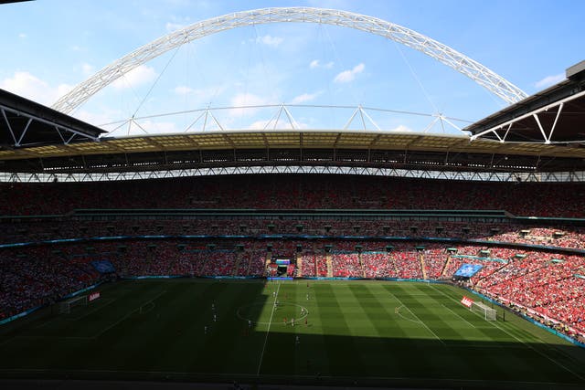 <p>The Women’s FA Cup final was held at Wembley</p>
