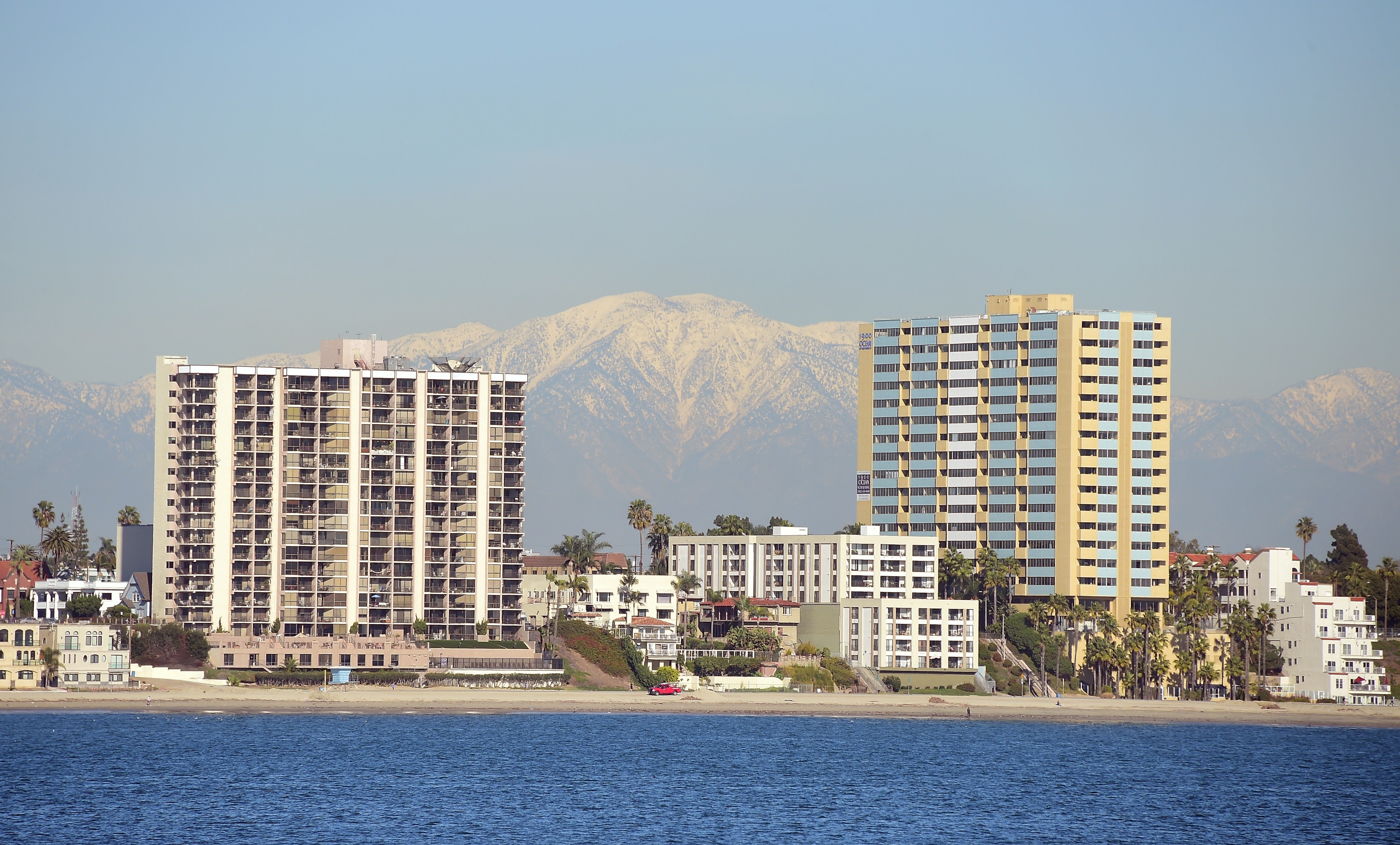 A view of Long Beach, California. The city currently limits the number of short-term, unsupervised rentals to 1,000