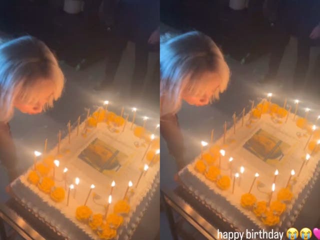 <p>Sabrina Carpenter rings in her 25th birthday with iconic Leonardo DiCaprio meme cake<strong>
</strong></p>