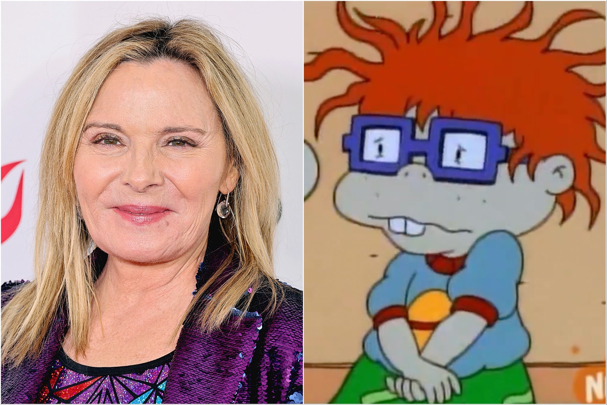 Kim Cattrall and ‘Rugrats’’ Chuckie