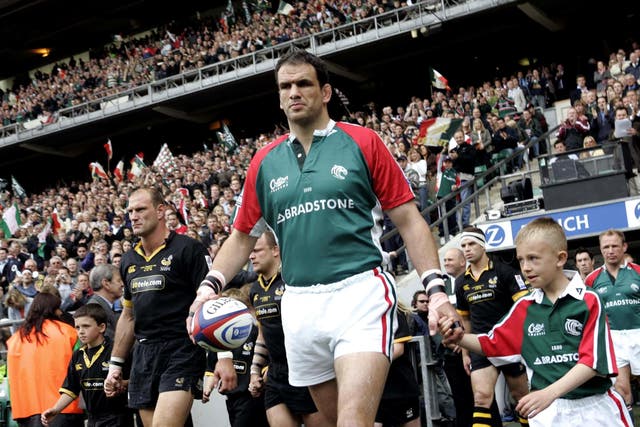 Martin Johnson’s final game ended in defeat to Wasps (David Davies/PA)