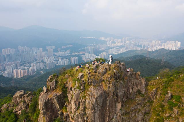 <p>Lion Rock is one of Hong Kong's most famous mountains</p>