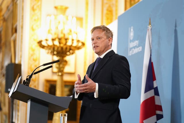 Defence Secretary Grant Shapps (Stefan Rousseau/PA)