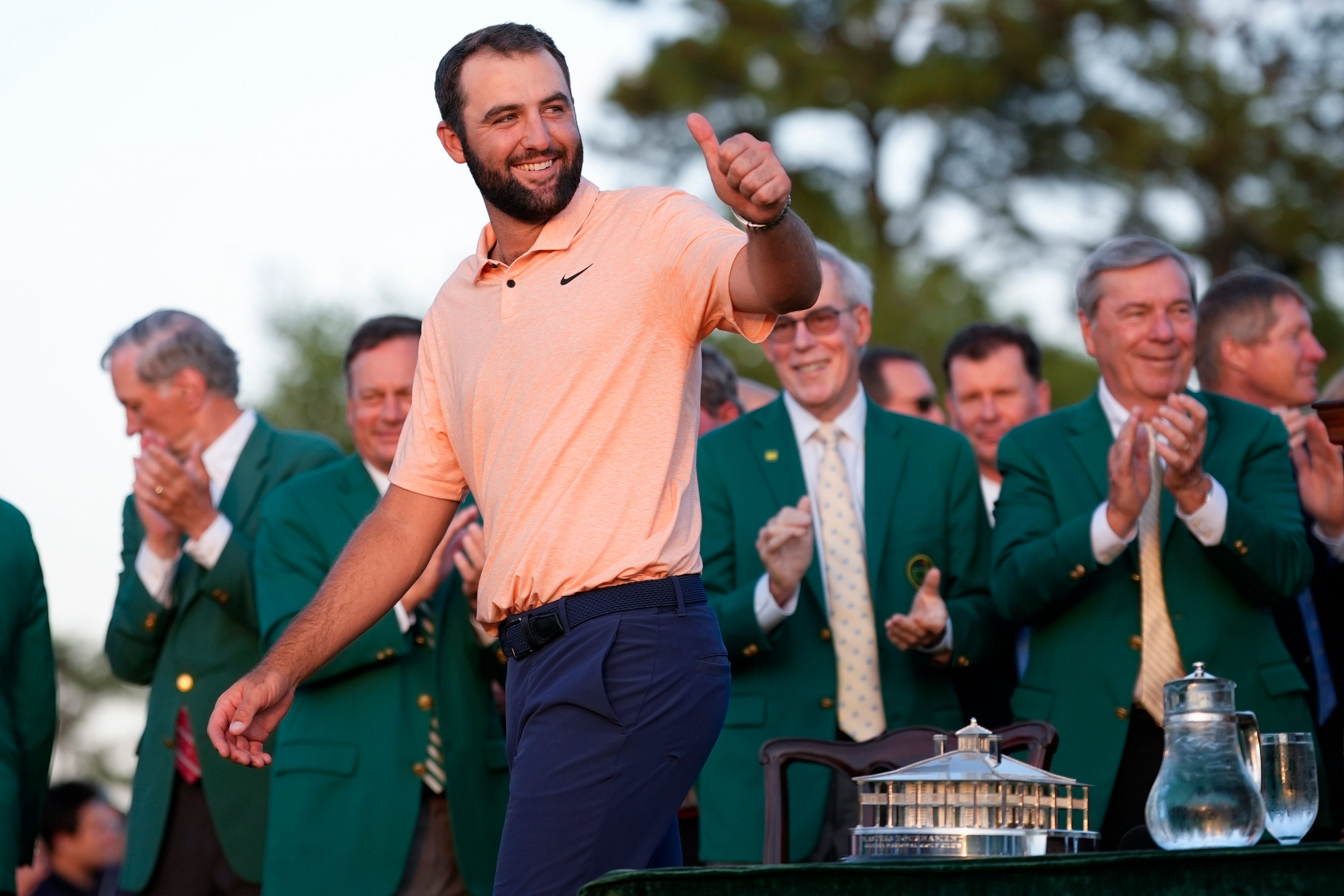 Scottie Scheffler has already won one major this season (Matt Slocum/AP)