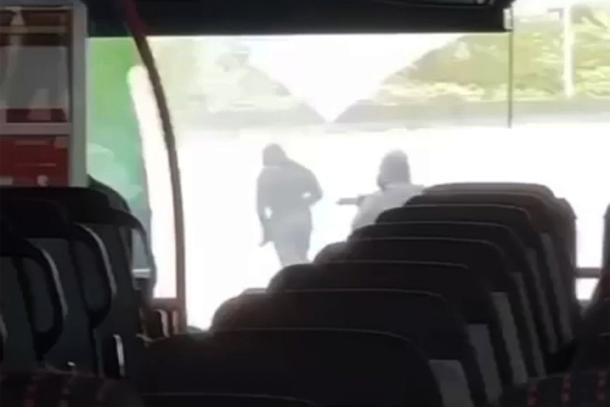 Gunmen spotted taking part in the deadly two-minute ambush from a coach