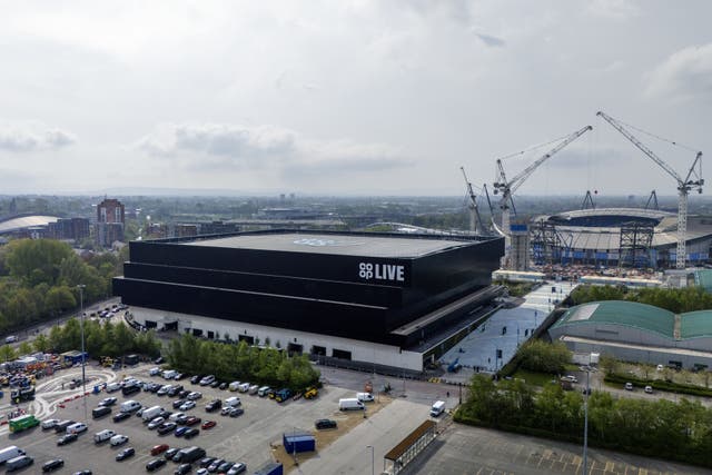 A view of the Co-op Live arena in Manchester (Peter Byrne/PA)