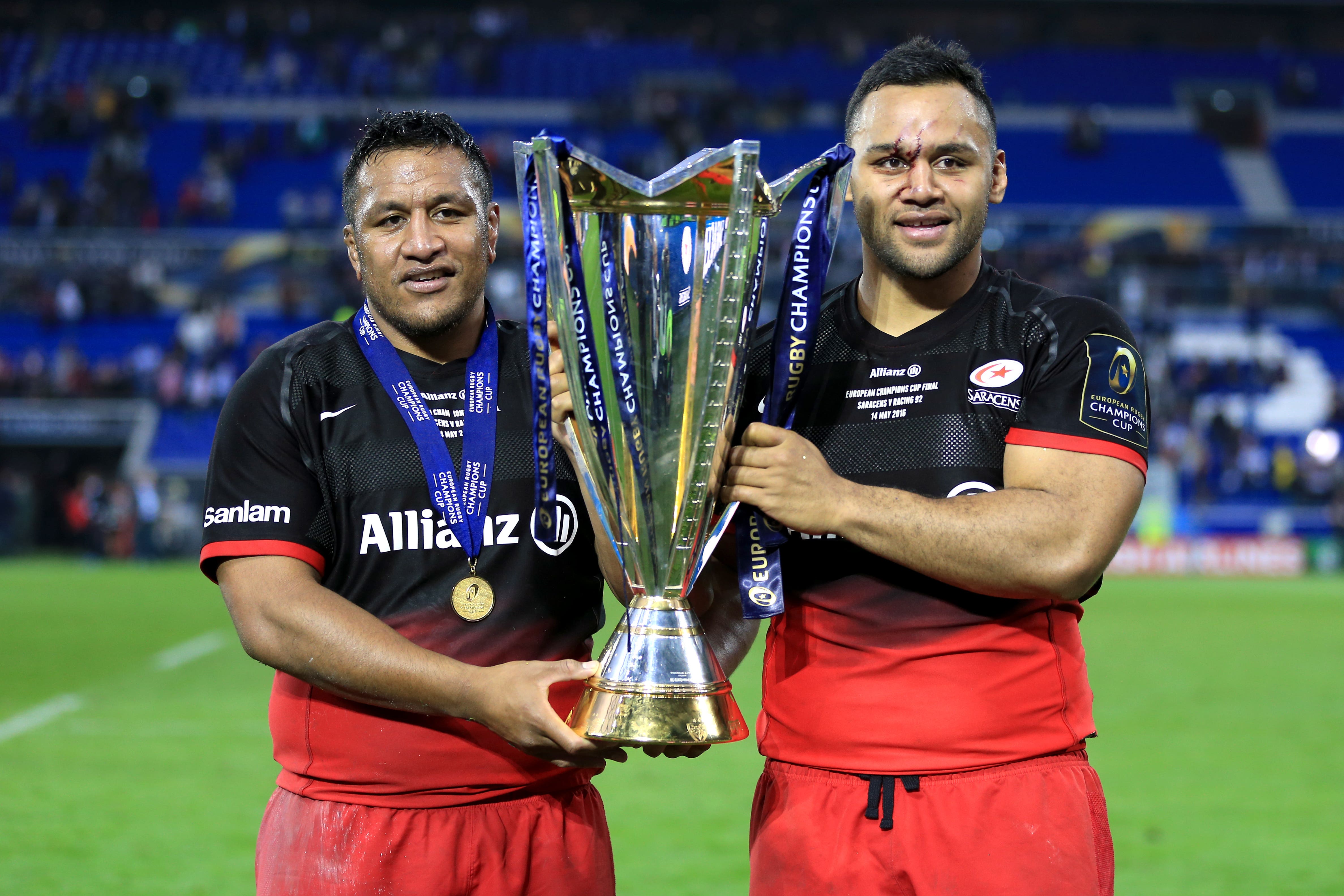 Mako Vunipola, left, and his brother Billy will leave Saracens at the end of this season