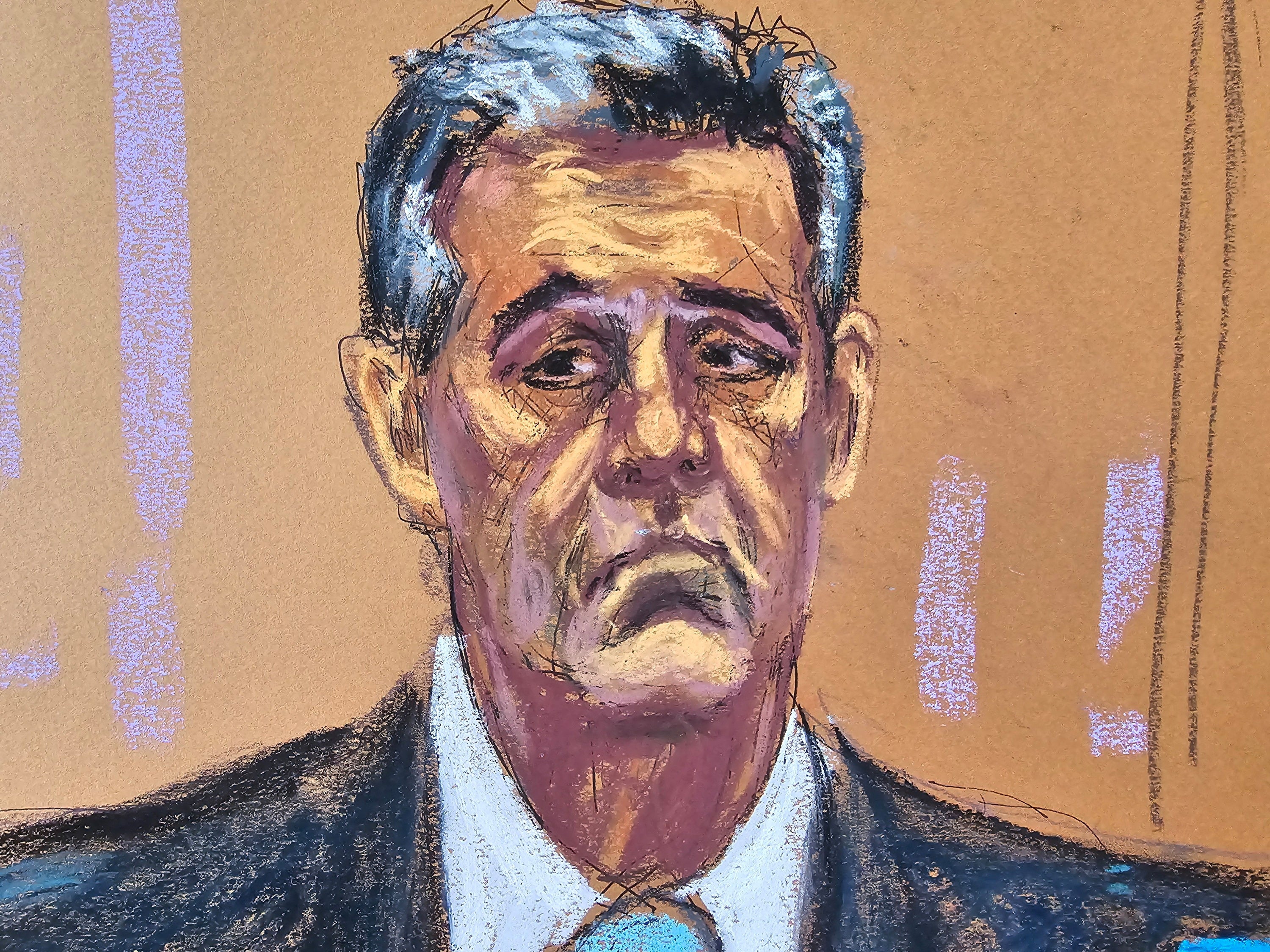 The defense started its cross-examination of Cohen on Tuesday