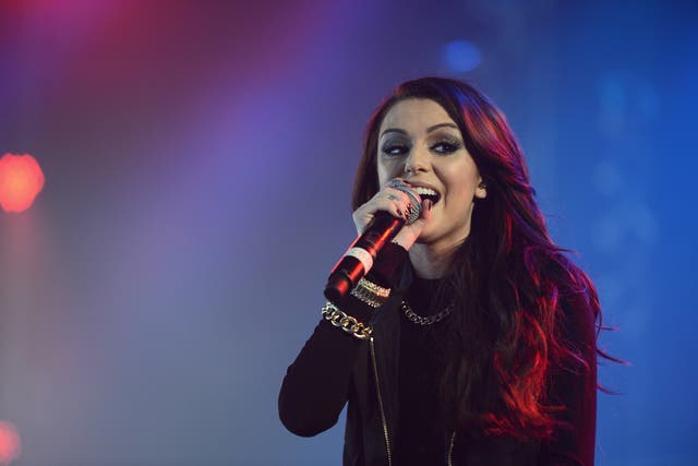 <p>Cher Lloyd performs at The Isle of Wight Festival at Seaclose Park on 14 June 2014</p>