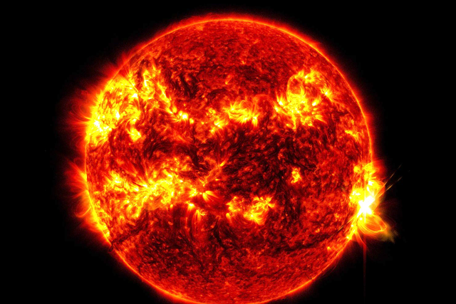 <p>Sun emitted a strong X8.7 category solar flare on May 14, 2024, peaking at 12:51pm ET</p>