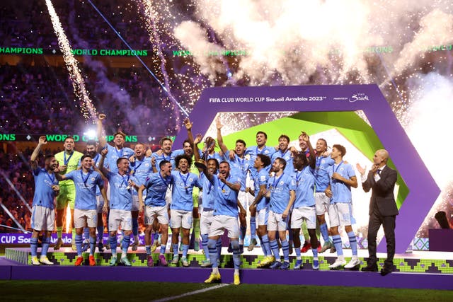<p>Manchester City are the current Fifa Club World Cup champions</p>