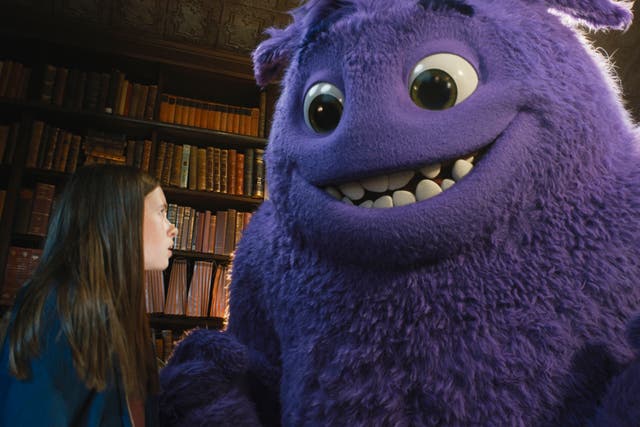 <p>Cailey Fleming and an imaginary friend (voiced by Steve Carell) in ‘IF’ </p>