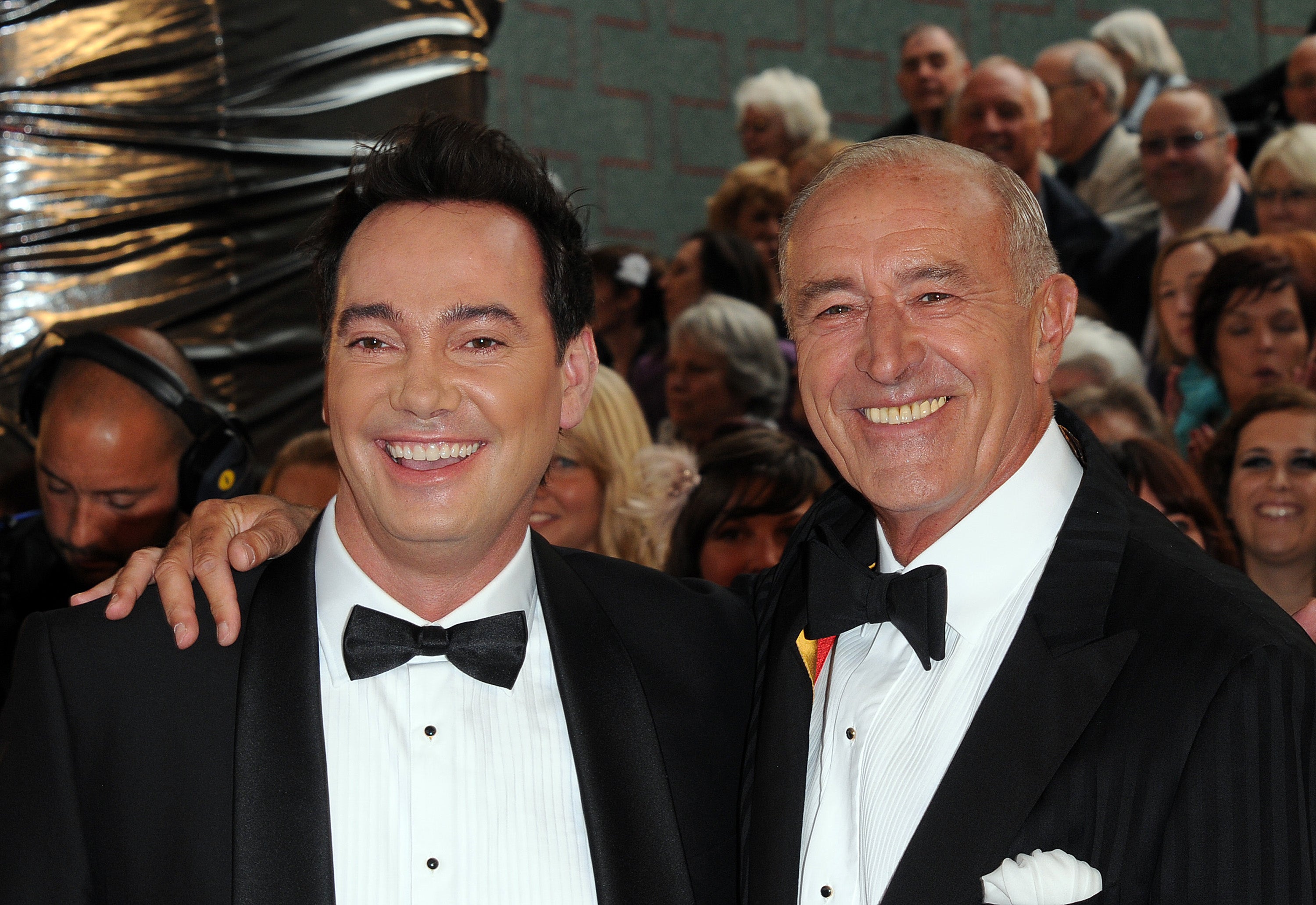 Craig Revel Horwood and late head judge Len Goodman pictured in 2008