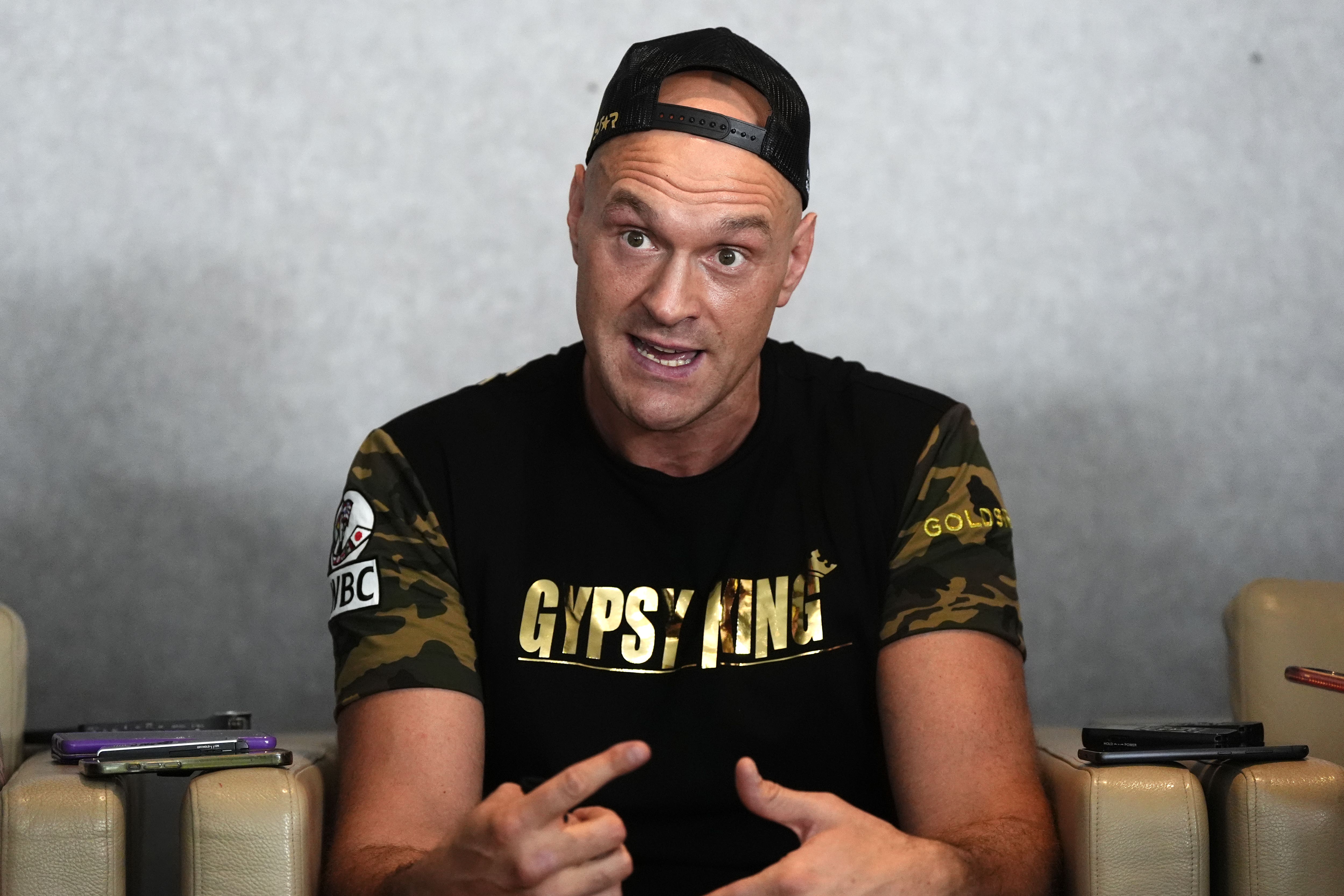 Tyson Fury faces Oleksandr Usyk this week (Nick Potts/PA)